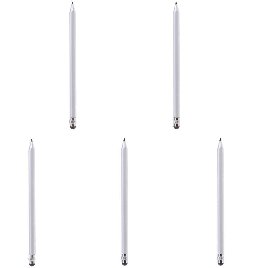 5 Pieces Touch Screen Stylus Pen for  Phones PC Touch Screen Silver