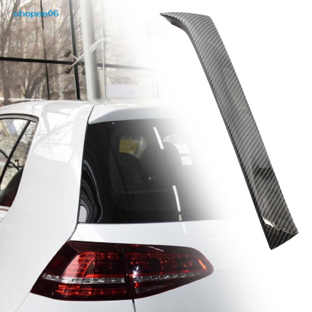 1 Cặp Cánh Gió Gắn Cửa Sổ Sau Xe Hơi Bằng Sợi Carbon Bền Bỉ Cho VW Golf 7 Station Wago 14-17