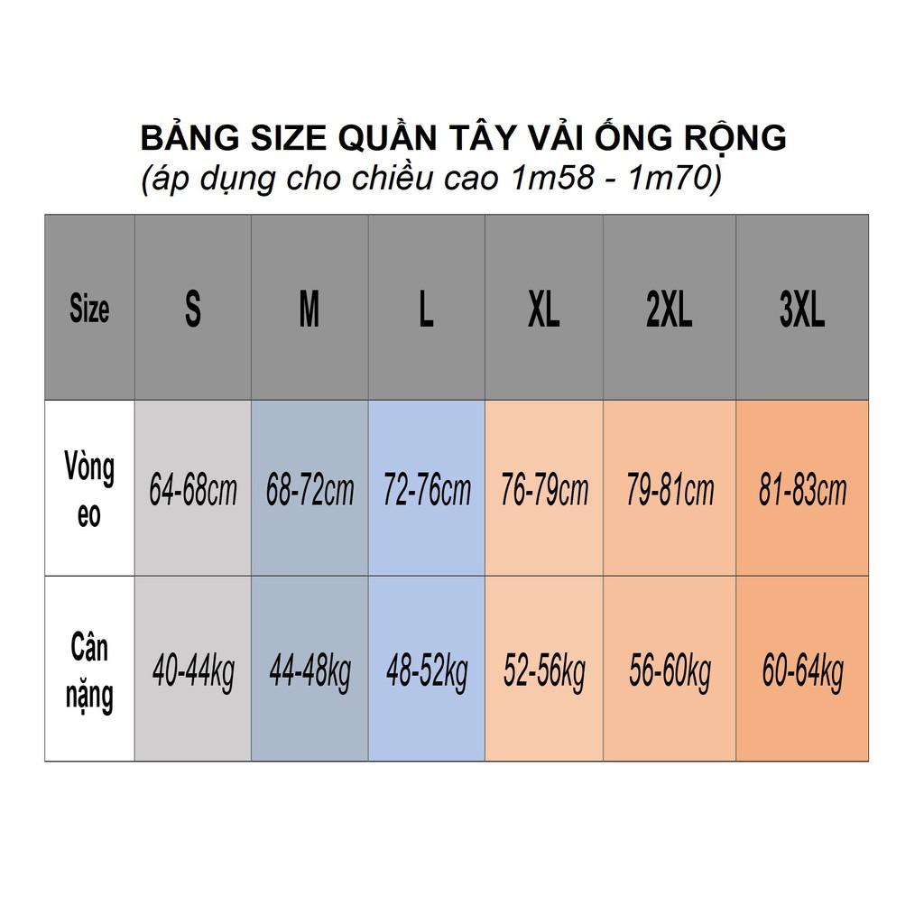 Quần tây ống rộng Culottes OR12
