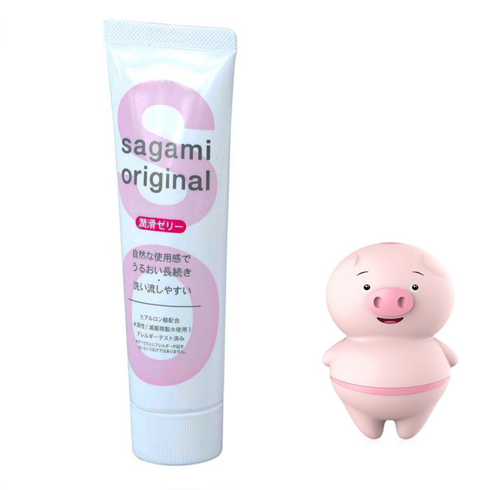 Gel Bôi Trơn Cao Cấp Sagami Original (60g) kèm máy massge dạng lưỡi cute