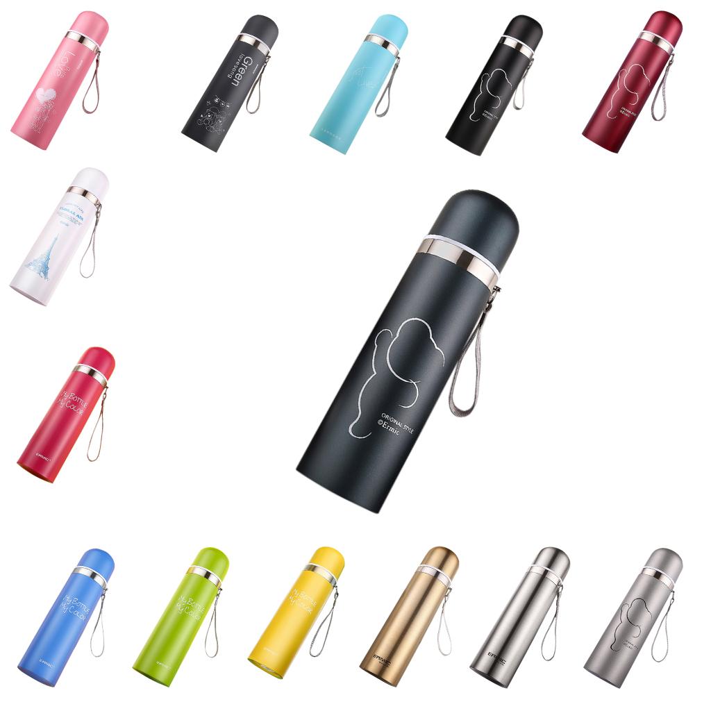 Stainless Steel Insulated Vacuum Cup Travel Mug Water Bottle Matte Blue