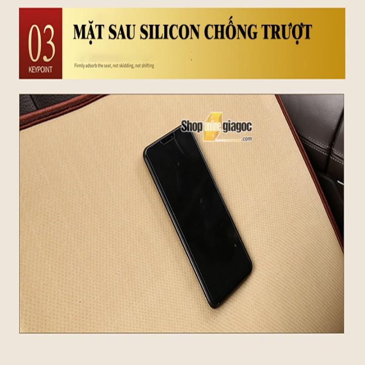 Lót Ghế Ô Tô Hạt Gỗ Cho Xe 5 Chỗ SPW01