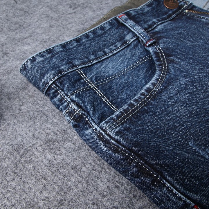 Quần short jean nam xanh đen Q413 Muidoi