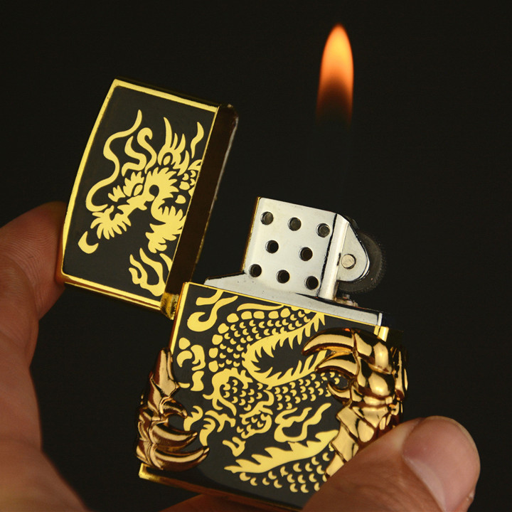 Hộp quẹt hình con rồng V.3