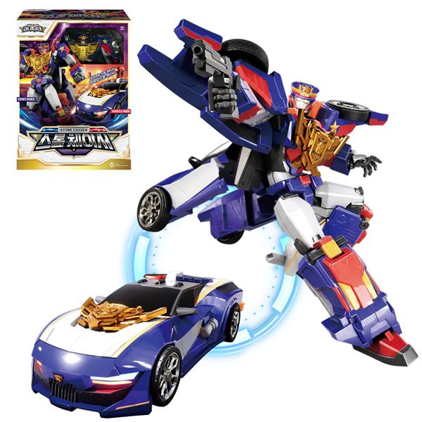Đồ Chơi Siêu Xe Biến Hình Robot Cảnh Sát Oai Vệ Storm Chaser - Miniforce 505010