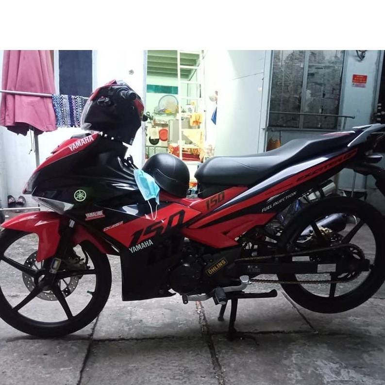 Tem exciter 150 đỏ đen
