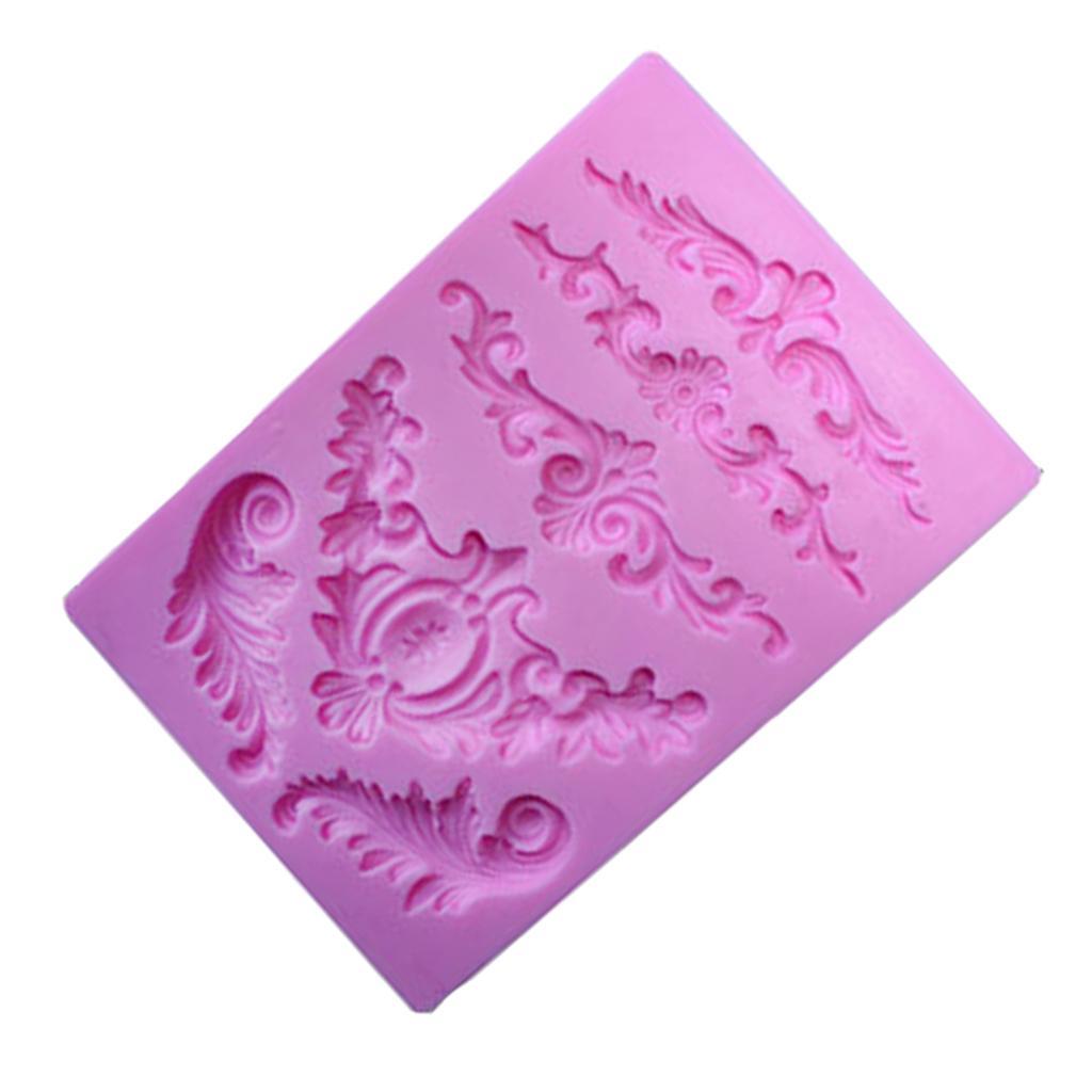 Silicone Fondant Cake Sugarcraft Decorating Mould Tools Shape Decorating