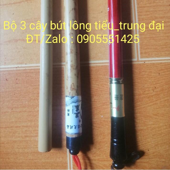 Bộ 3 cây bút lông tiểu_trung _ đại