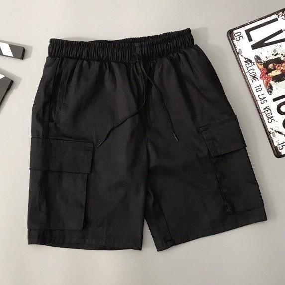 Quần Short Kaki Túi Hộp - Short Box Thun Kaki Co Giãn Tốt