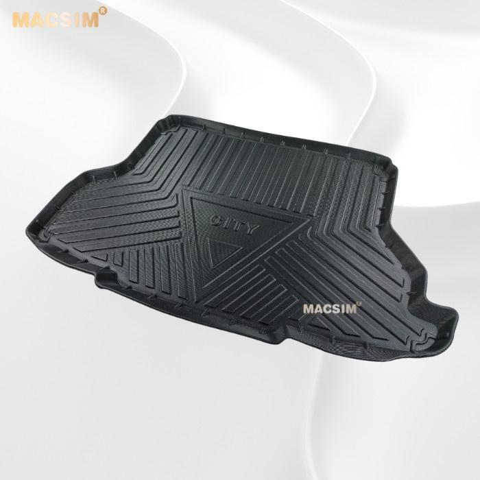 Hình ảnh Thảm lót cốp xe ô tô Honda City 2015-2018 qd Nhãn hiệu Macsim chất liệu nhựa TPV cao cấp