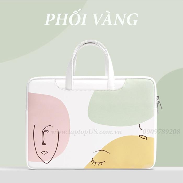 Túi Cặp dành cho Laptop Macbook Da PU Chống Thấm Chống Sốc