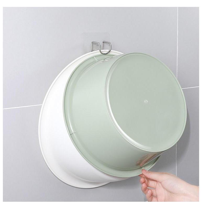 Combo 2 Móc Dính Tường Treo Chậu Nhà Tắm, Móc Inox Treo Đồ Gia Đình Tiện Tiện Ích  - Hàng Loại 1