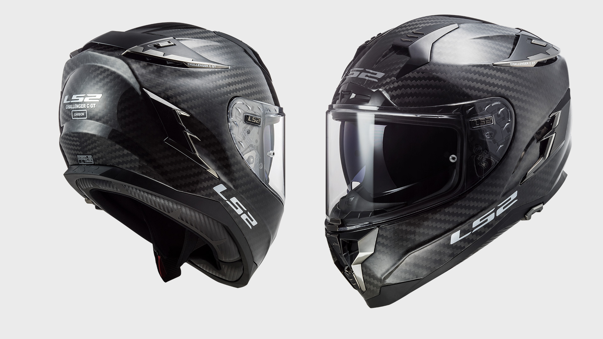 Mũ Bảo Hiểm Fullface LS2 FF327 CHALLENGER CARBON – 2 Kính, Cao Cấp