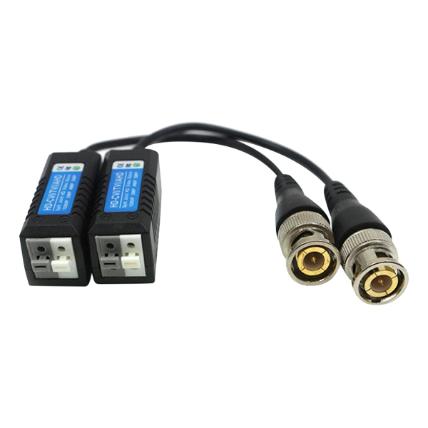 Bộ 5 Video Balun Camera HD 5 MP Chất Lượng Cao, Giữ Chặt Dây Cáp Bằng Nút Nhấn