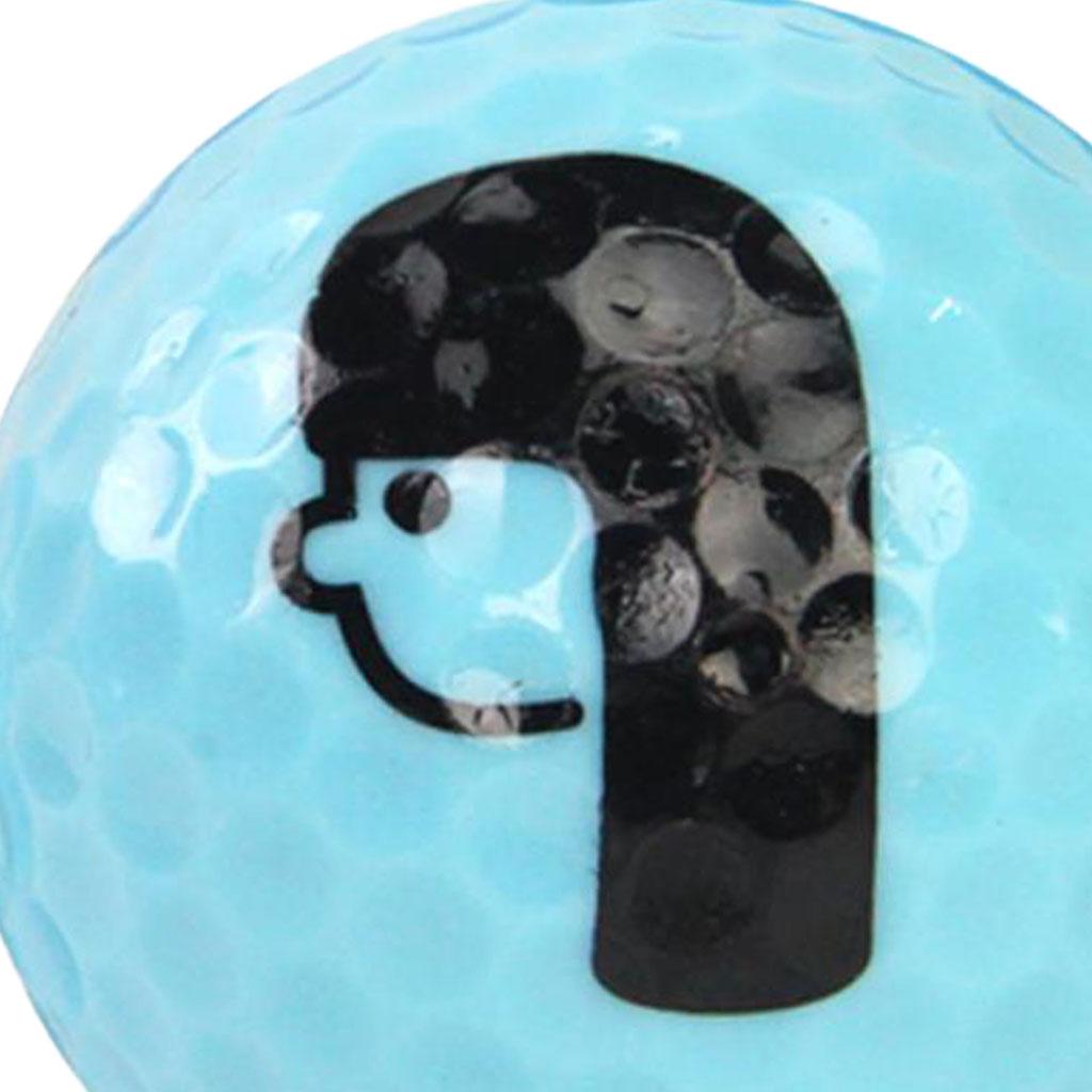 Replacement Golf Balls Beginners Practice Driving Range Training Aid Double Layer Rubber