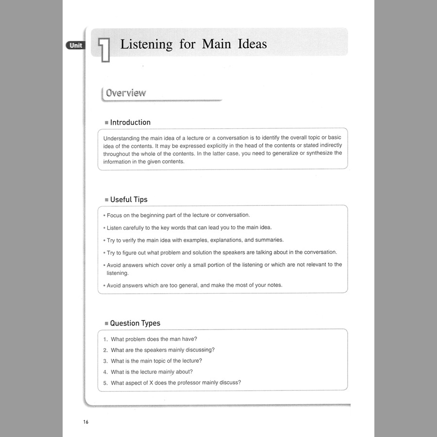 How To Master Skills For The TOEFL iBT: Listening Intermediate