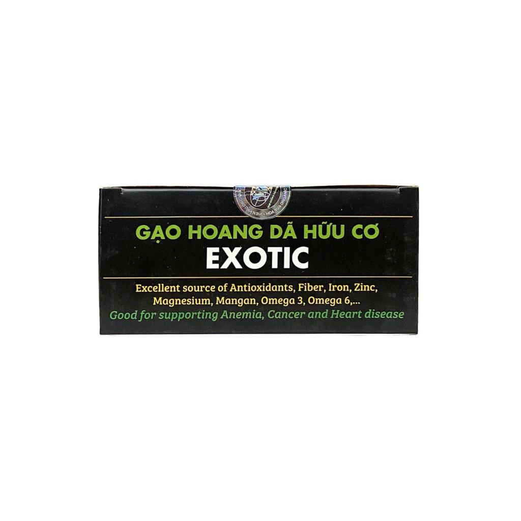 Gạo lứt đen hoang dã hữu cơ Exotic Hoa Sữa 1kg, Gạo tốt cho sức khỏe, Gạo hữu cơ tốt cho người bị tiểu đường, thiếu máu