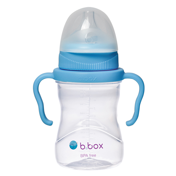 b.box Bộ bình nước 4 nắp thay thế tiện dụng cho 4 giai đoạn phát triển của bé 240ml