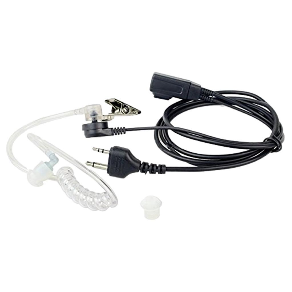 2-Pin Covert Acoustic Tube Walkie Talkie Earpiece for Midland GXT250/255/325