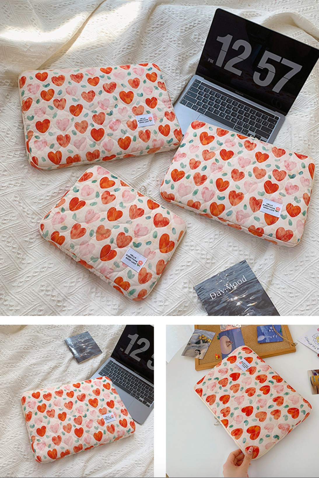 Túi chống sốc, bao chống sốc laptop surface máy tính vintage cute dễ thương đáng yêu