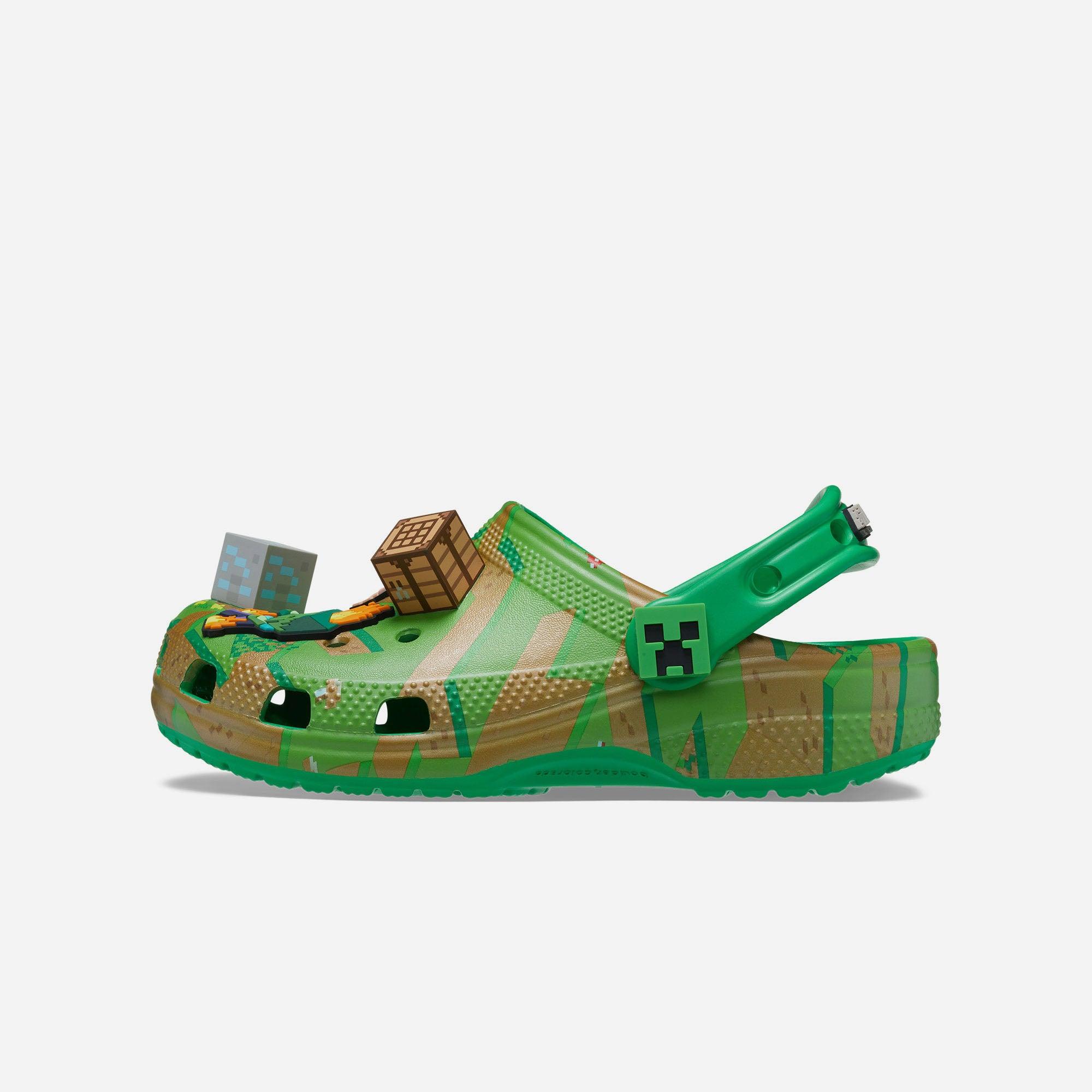 Giày lười trẻ em Crocs Classic Elevated Minecraft - 208473-90H