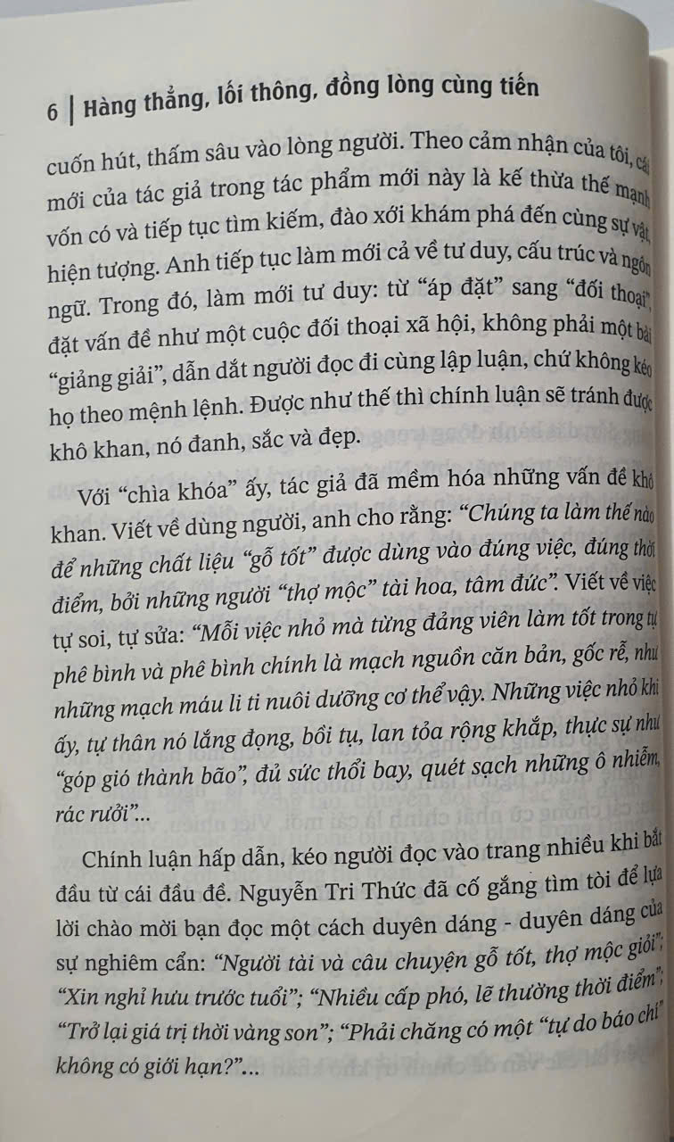 Hàng Thẳng Lối Thông Đồng Lòng Cùng Tiến
