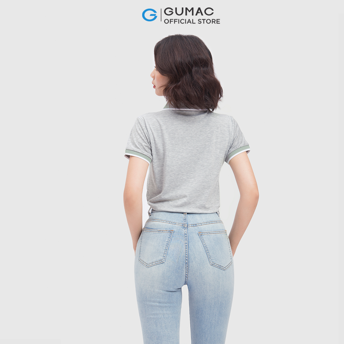 Quần skinny nữ GUMAC QJC04045 lưng cao phong cách trẻ trung năng động