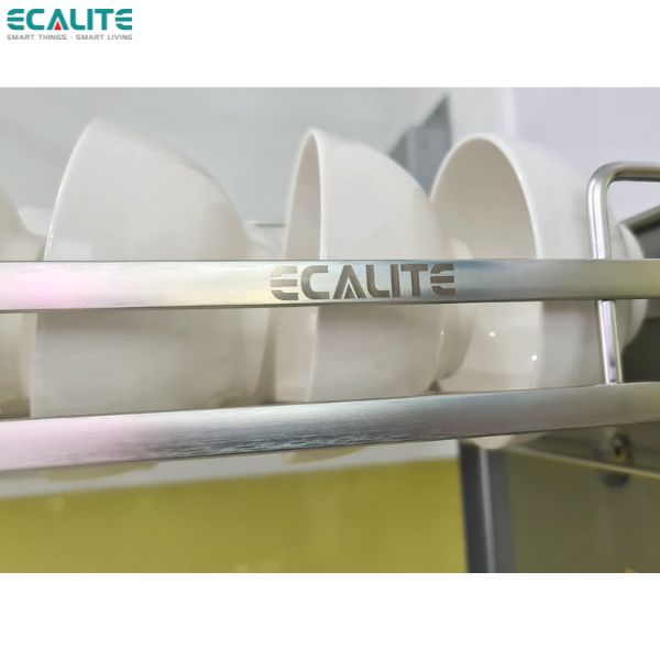 Kệ Chén Di Động Tủ Trên Lift-Basket Ecalite EL-BL80SS - Tủ Ngang 80cm - Inox 304 Cao Cấp - Hàng Chính Hãng