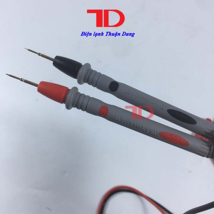 Dây thử của đồng hồ điện tử, Que đo dây đo đồng hồ vạn năng 20A 1000V mềm dẻo chất lượng cao, Cặp bút thử điện - Điện Lạnh Thuận Dung