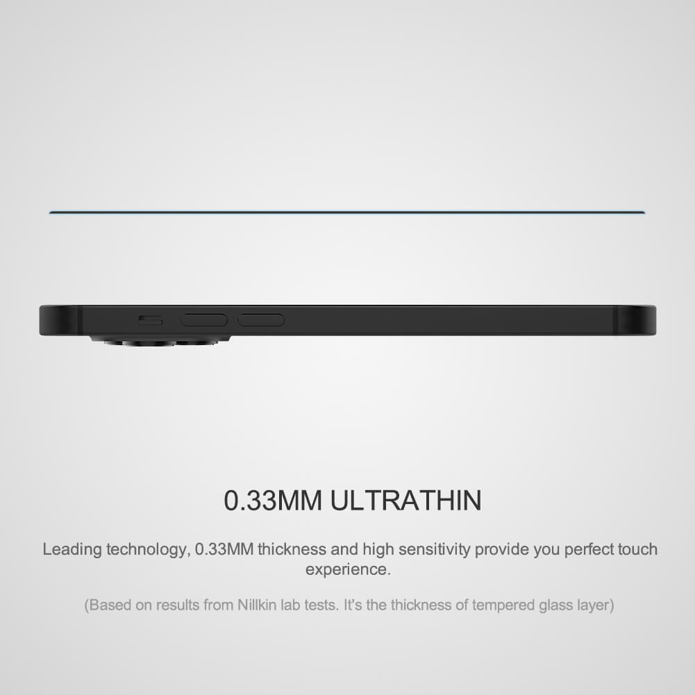Miếng dán kính cường lực full 3D cho iPhone 14 Pro Max hiệu Nillkin Amazing CP+ Pro - hàng nhập khẩu