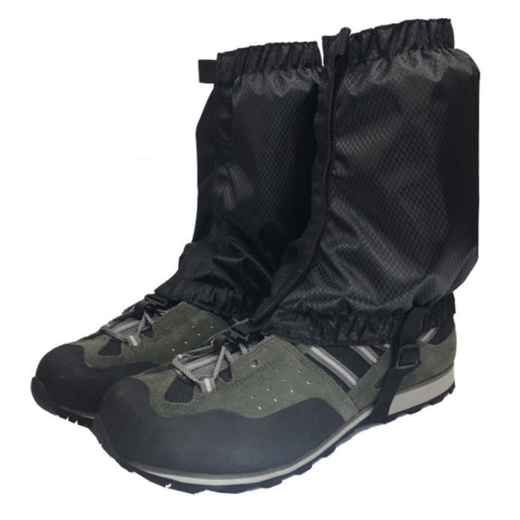 4 Pairs Waterproof Low Gaiters for Hiking Camping Running, Protection Leg Guards Boot Cover, Snow Legging