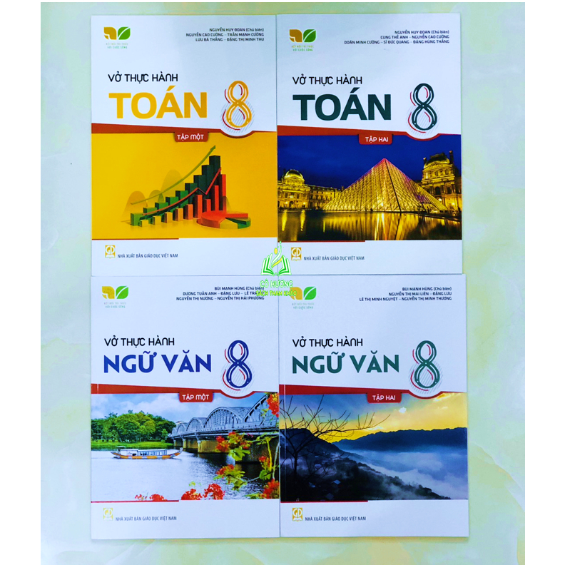 Sách - Combo Vở thực hành Toán 8 tập 1 + 2