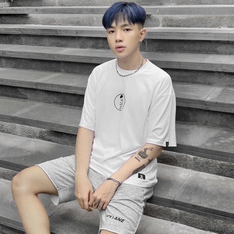 Áo Phông Oversize JackLane Signature, Áo Thun Cổ Tròn Unisex JACKLANE