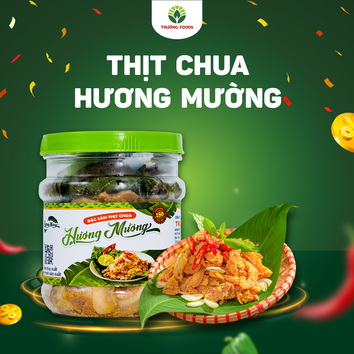 Thịt Chua Hương Mường - Thịt Chua Trường Foods 180g