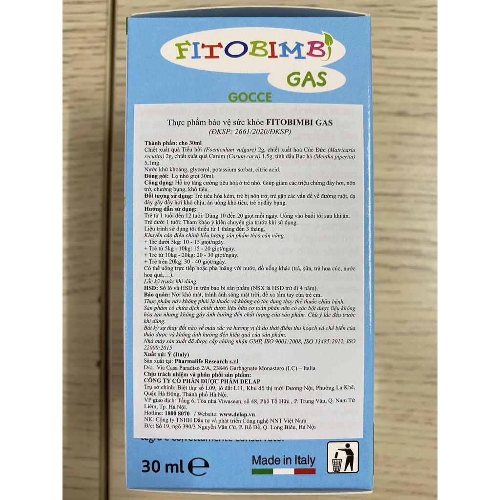 Fitobimbi Gas Bimbi.Giúp Bé Hết Nôn Trớ,Đầy Bụng Khó Tiêu,Rối Loạn Tiêu Hóa