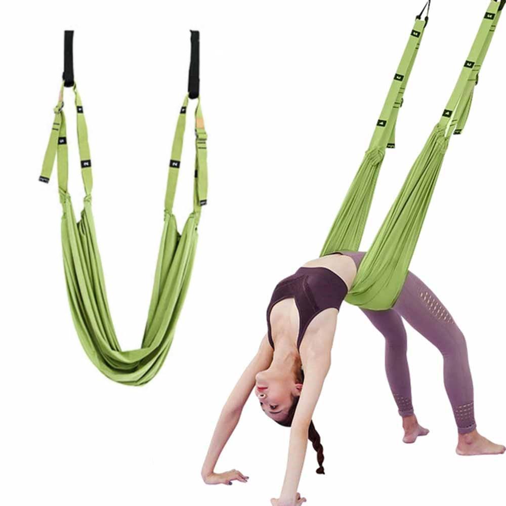 Có Thể Điều Chỉnh Trên Không Tập Yoga Dây Võng Xoay Trải Dài Dính Tường Nghịch Đảo Bài Tập Đa Lớp Đai Tập Yoga Linh Hoạt Huấn Luyện