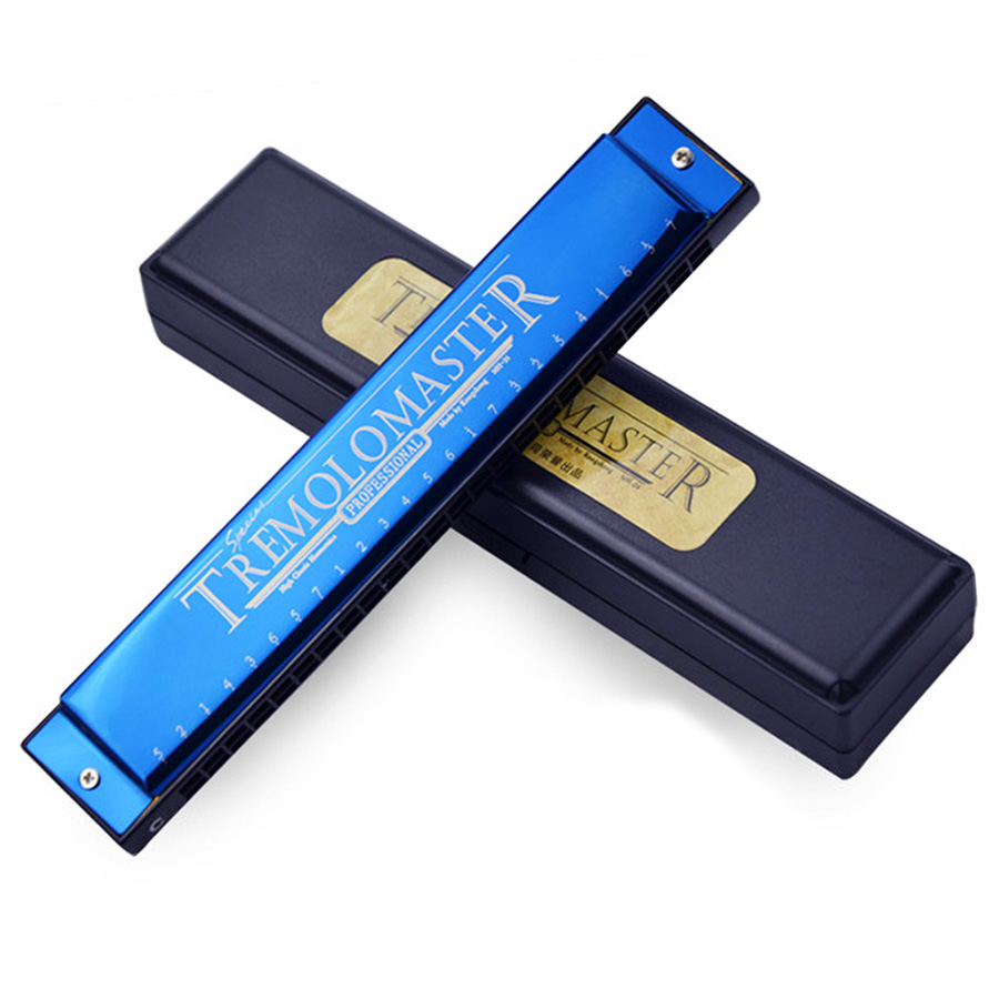 Kèn Harmonica 24 Lỗ Kongsheng Tremolo Master Key C