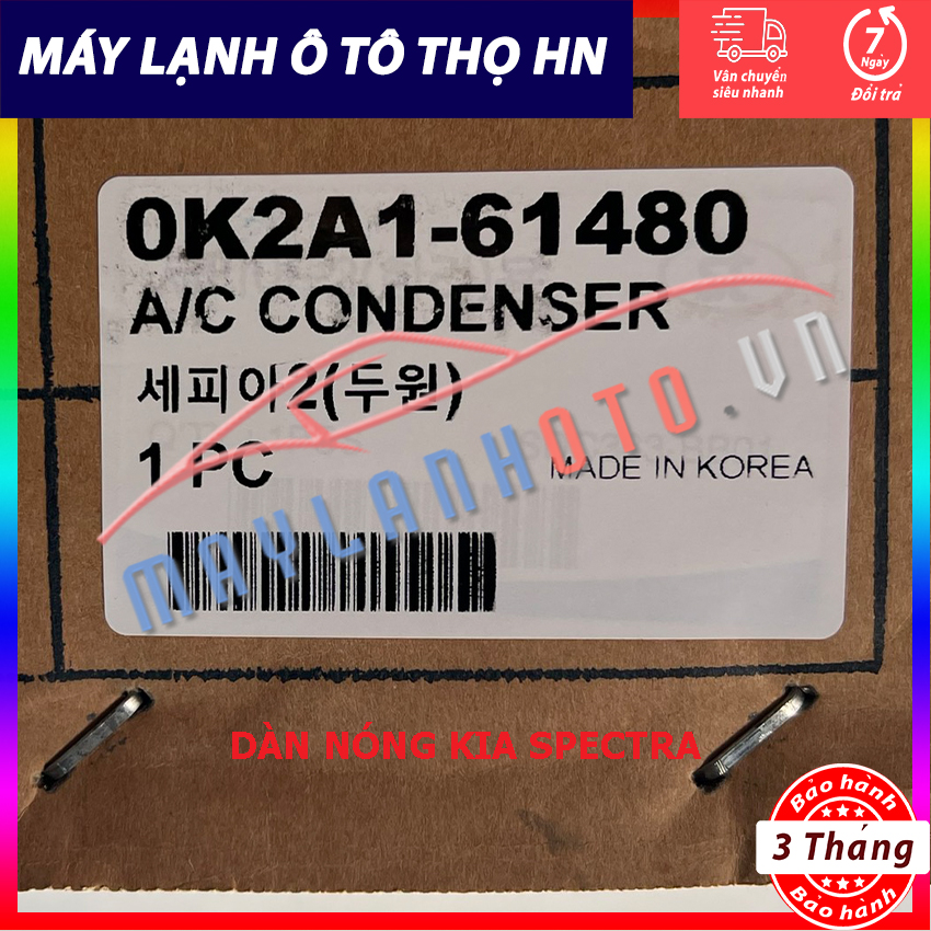 Dàn nóng Kia Spectra hàng xịn Hàn Quốc
