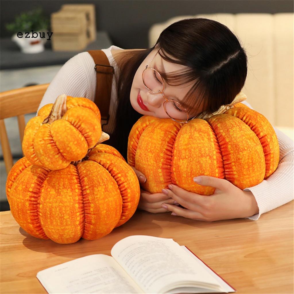 Bí Ngô Nhồi Bông Mềm Mại Làm Quà Tặng Halloween Cho Bé
