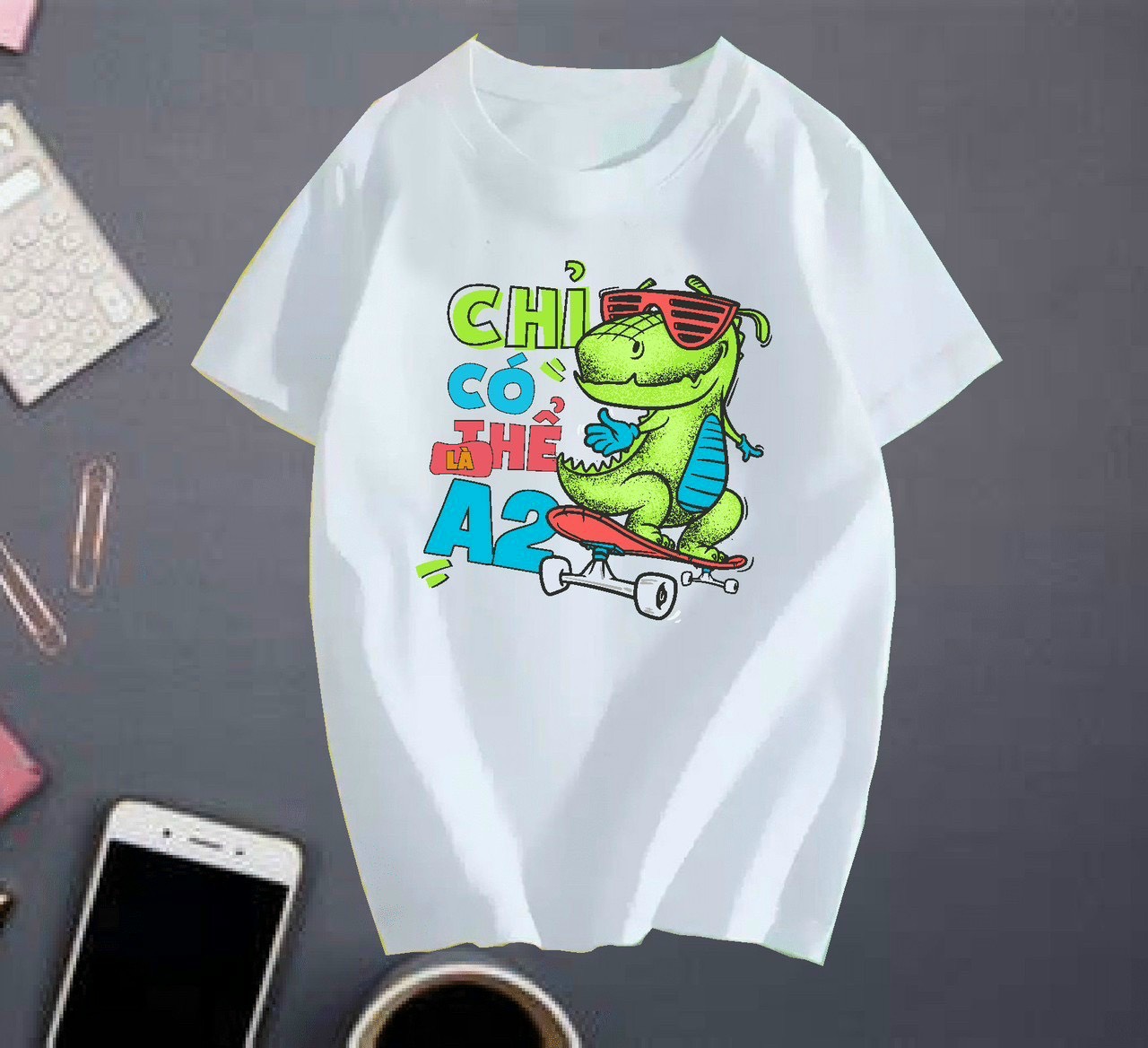 ÁO THUN IN CHỮ CHỈ CÓ THỂ LÀ A2