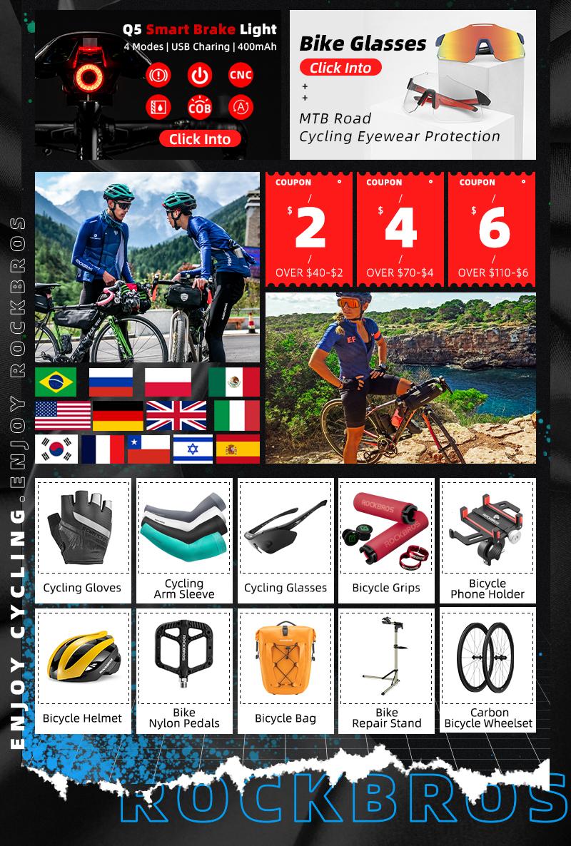 Găng tay xe đạp Rockbros MTB Găng tay đường dài Găng tay xe đạp Ngón tay xe đạp thoải mái Color: S275GR Size: XXL