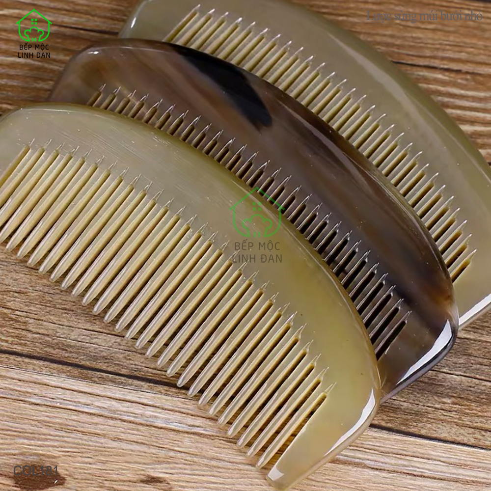 Lược Sừng Múi Bưởi xuất Nhật Phụ Kiện Bỏ Túi Tiện Dụng