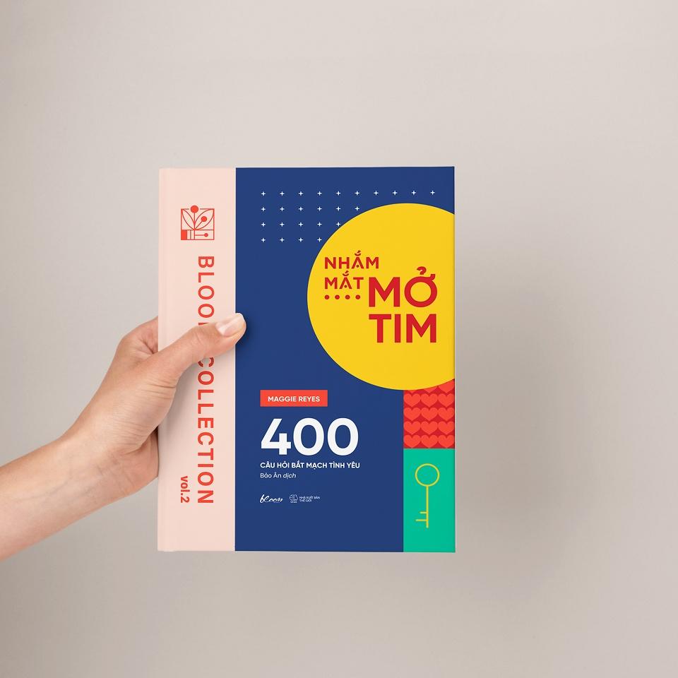 Sách  Nhắm mắt  Mở tim: 400 Câu hỏi bắt mạch tình yêu - Skybooks - BẢN QUYỀN