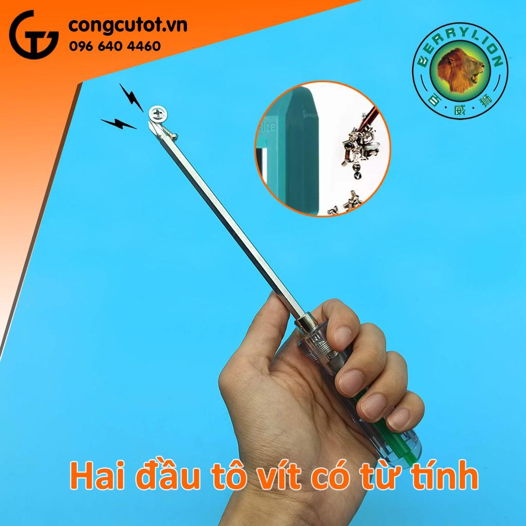 Tô vít 2 đầu 4 cạnh, 2 cạnh  cán sọc trong Berrylion