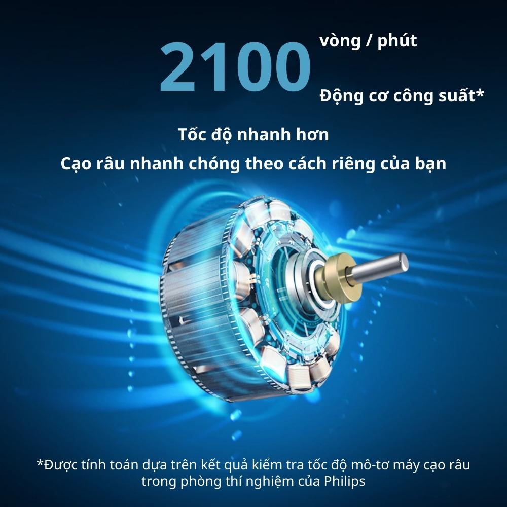 Máy cạo râu Philips điện S1108 với đầu cạo linh hoạt theo bốn chiều - Hàng nhập khẩu