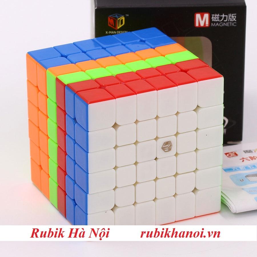 Rubik 6x6. Xman Shadown M Stickerless Có Nam Châm Cao Cấp