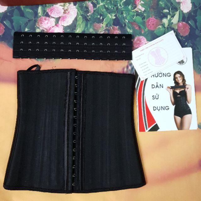 Đai nịt bụng latex 25 xương Hi lạp dáng 26cm