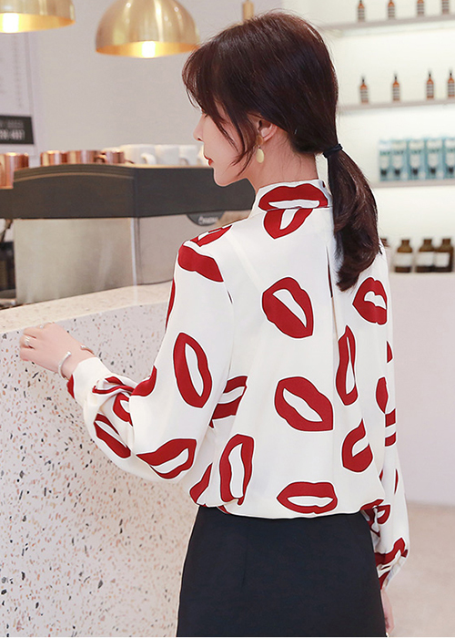 Áo Sơ Mi Nữ Thắt Nơ Cổ Thanh Lịch