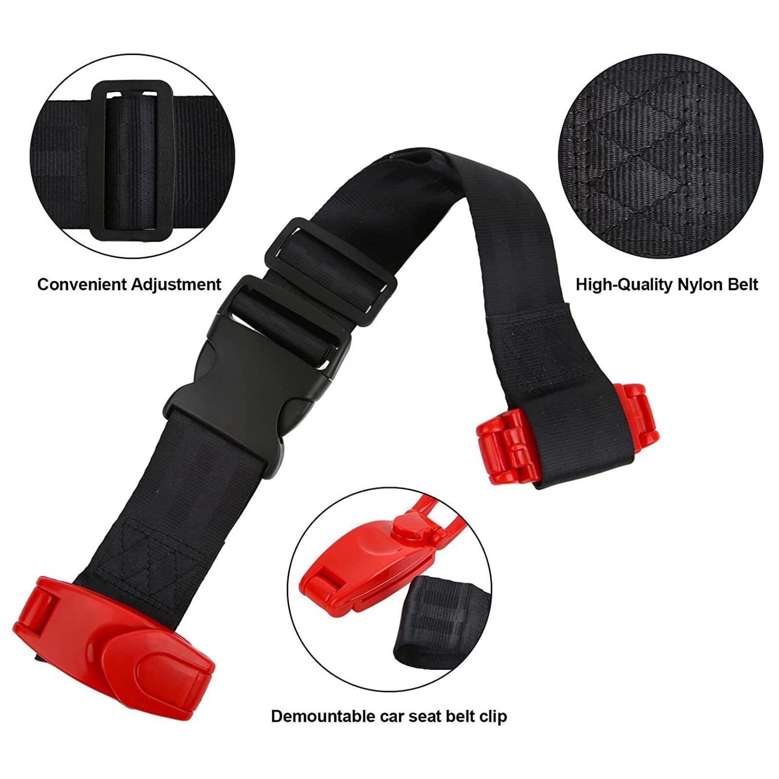 Car Seat Belt Adjuster for Kids Auto Safety Belt for Adults Fixed Carry