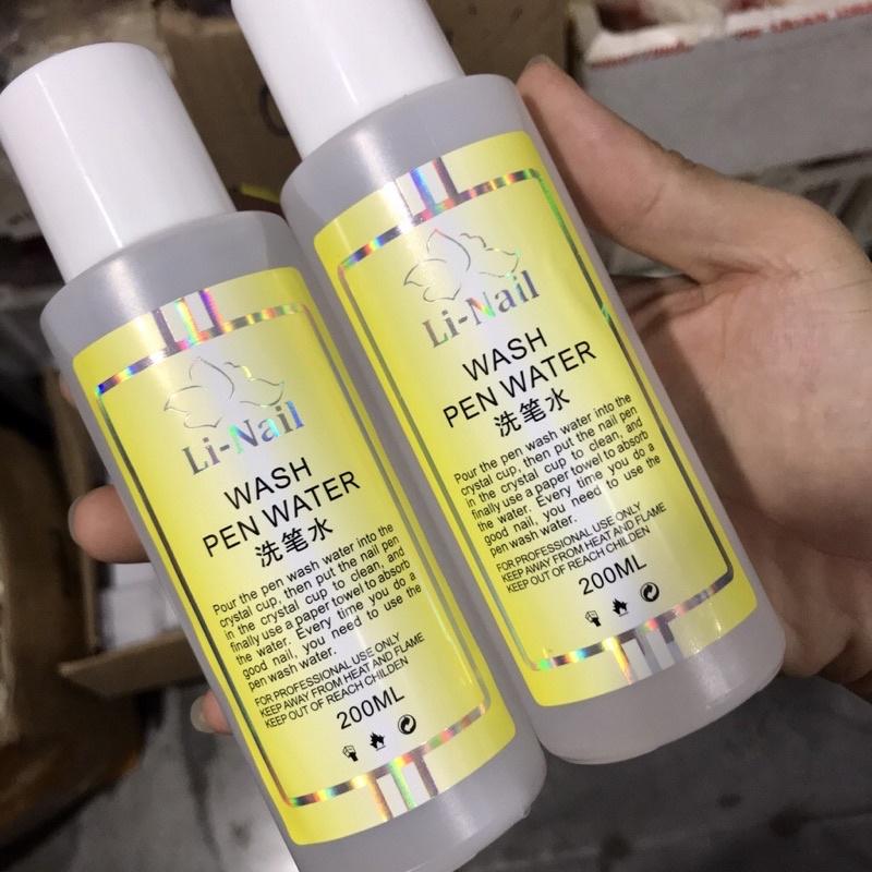 Nước rửa cọ Li- Nail chai 200ml
